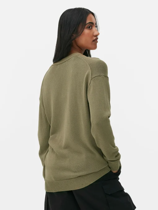 Textured Boyfriend Cardigan
