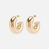 Textured Chunky Hoop Earrings