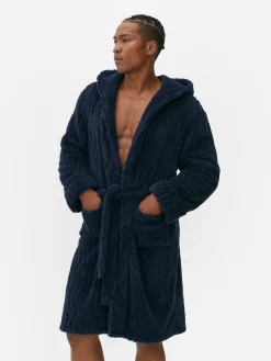 Textured Fleece Robe