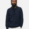 Textured Polo Sweater