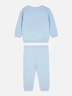 Textured Sweatshirt And Joggers Set