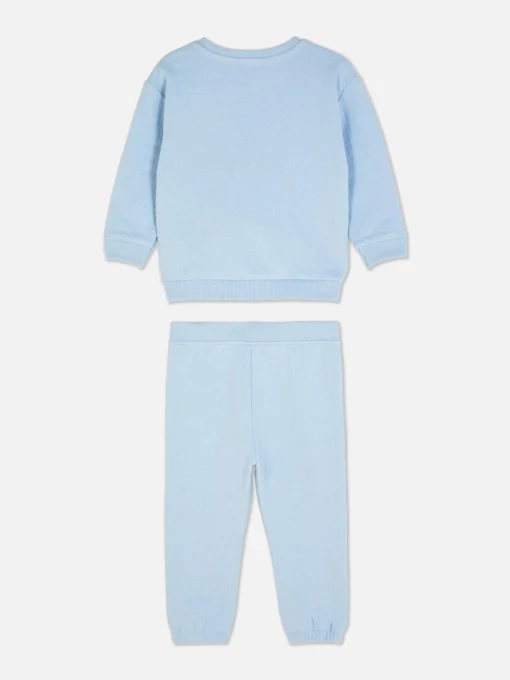 Textured Sweatshirt And Joggers Set