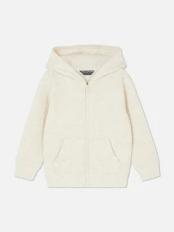 Textured Zip Hoodie