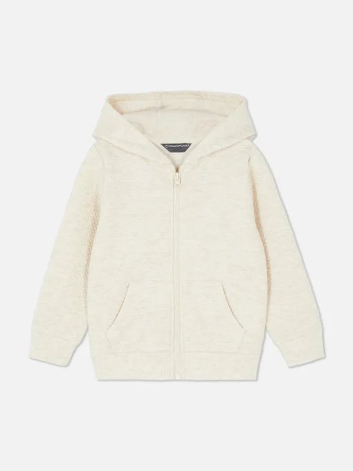 Textured Zip Hoodie