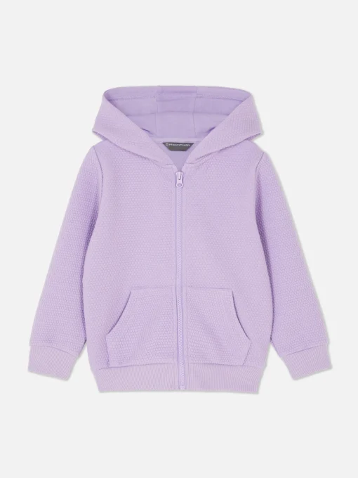 Textured Zip Hoodie