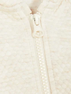 Textured Zip Hoodie