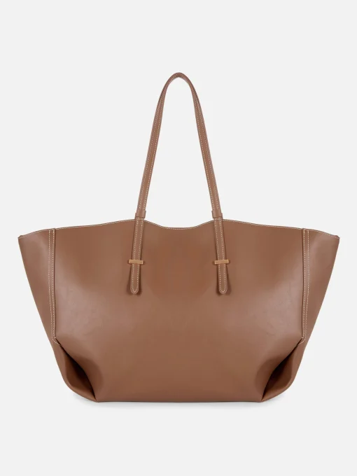 The Edit Faux Leather Large Shopper