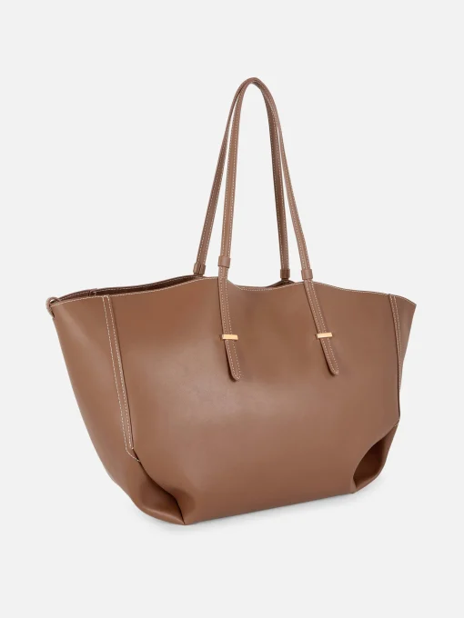 The Edit Faux Leather Large Shopper