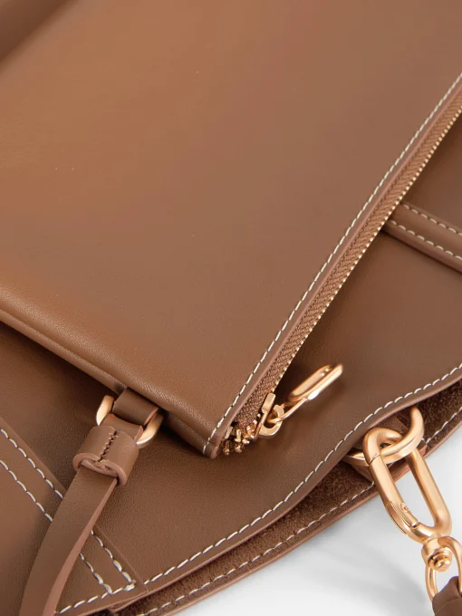 The Edit Faux Leather Large Shopper