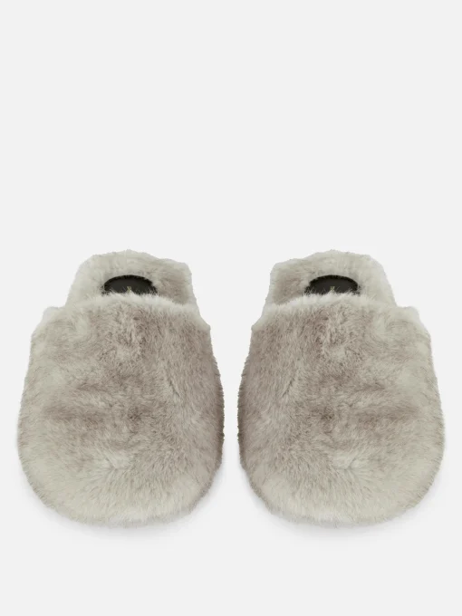 The Edit Fluffy Mule Slippers