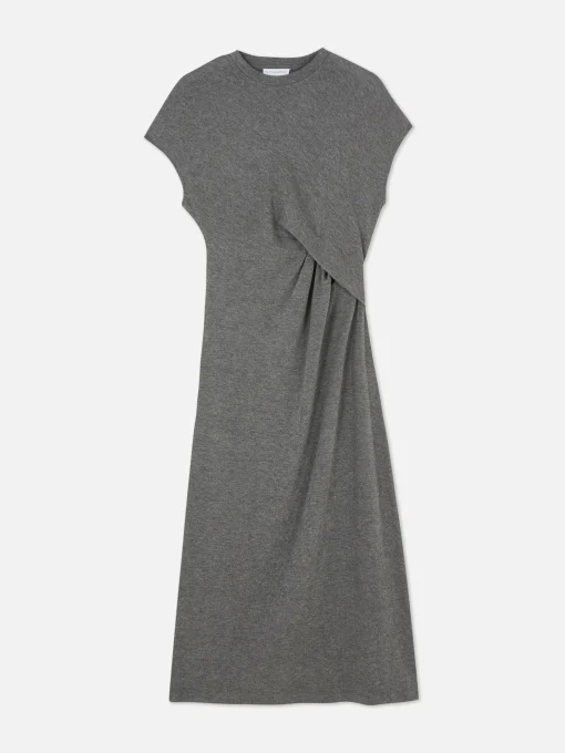 The Edit Jersey Twist Midi Dress