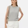 The Edit Ribbed Trim Knitted Vest