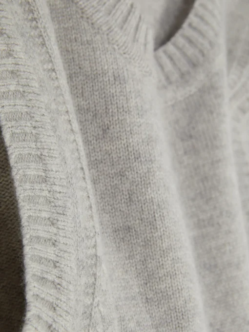 The Edit Ribbed Trim Knitted Vest