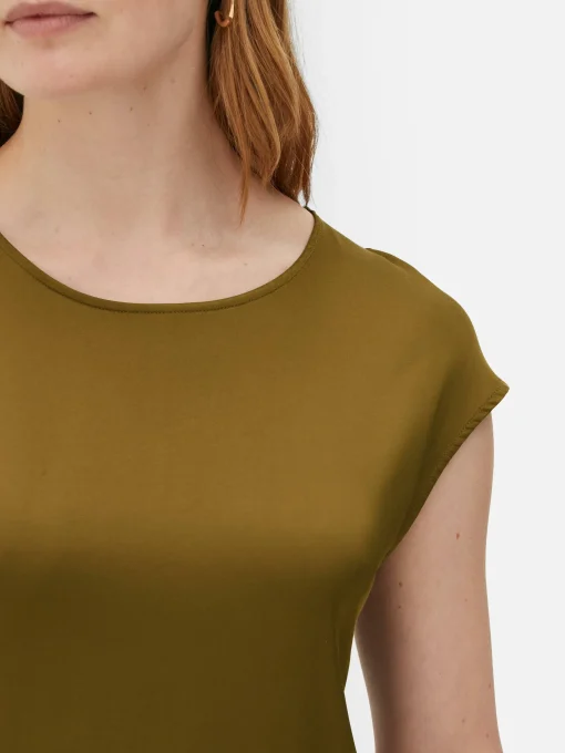 The Edit Satin Midi Dress