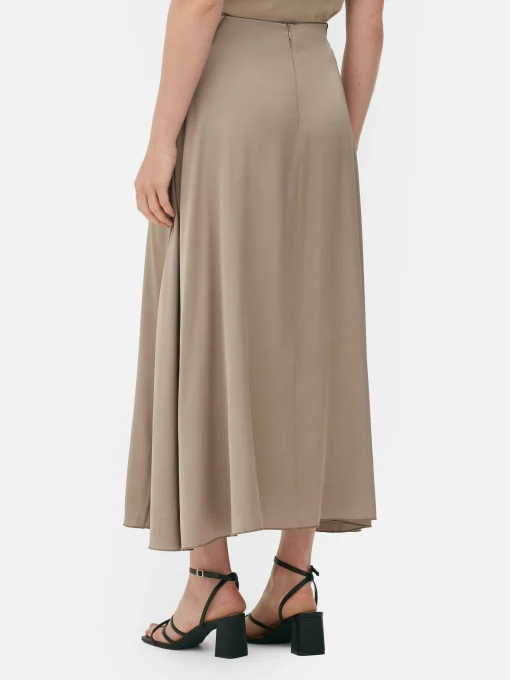The Edit Satin Skirt