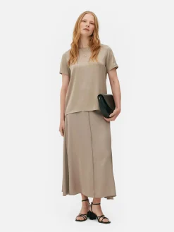 The Edit Satin T-Shirt