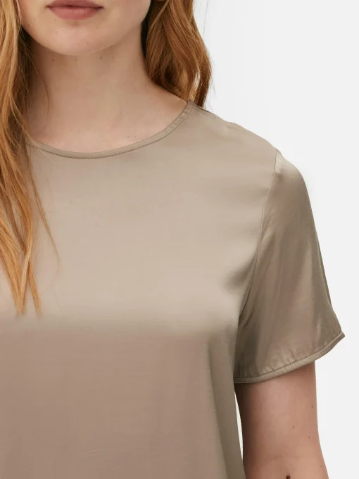 The Edit Satin T-Shirt