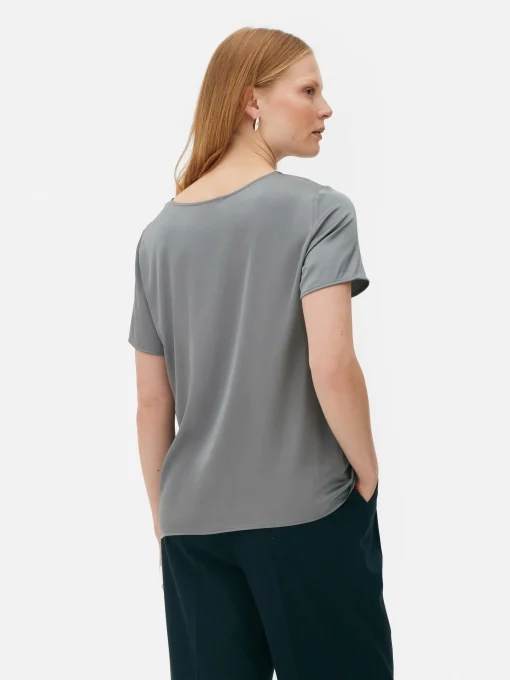 The Edit Satin T-Shirt