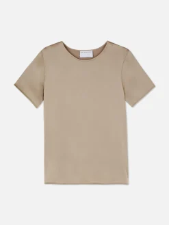 The Edit Satin T-Shirt
