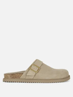 The Edit Suede Clogs