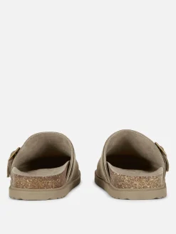 The Edit Suede Clogs
