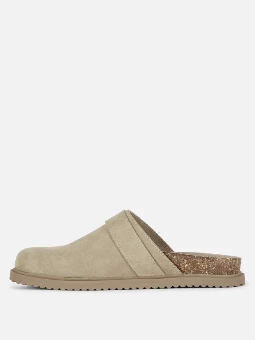The Edit Suede Clogs