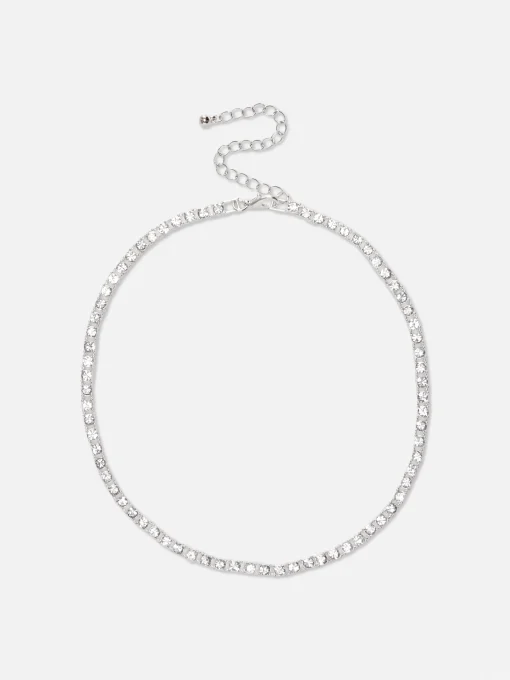 The Edit Tennis Necklace