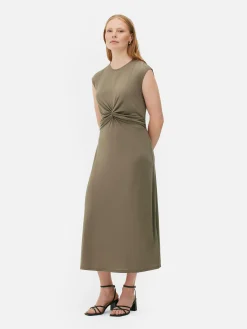 The Edit Twist Jersey Dress