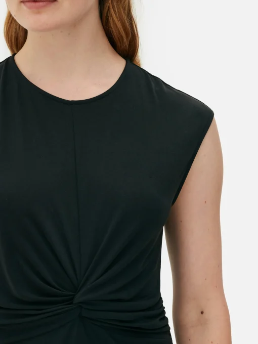 The Edit Twist Jersey Dress