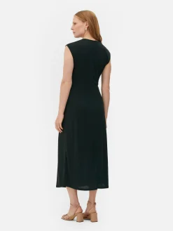 The Edit Twist Jersey Dress