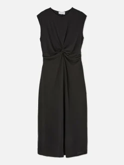 The Edit Twist Jersey Dress