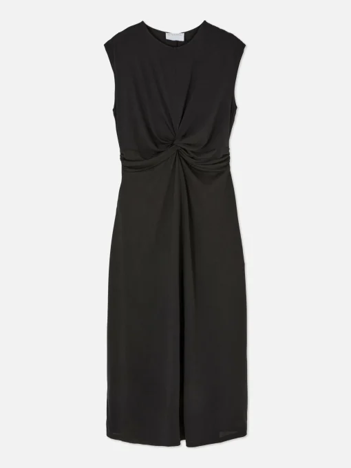 The Edit Twist Jersey Dress