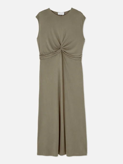 The Edit Twist Jersey Dress