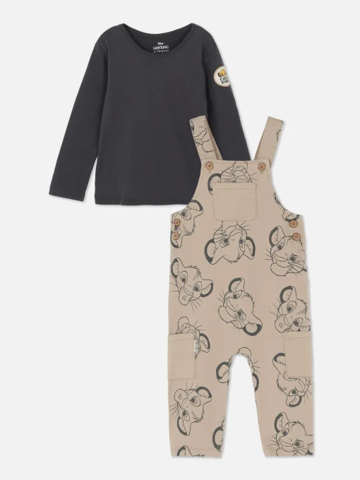 The Lion King 30th Anniversary Tee And Overalls Set