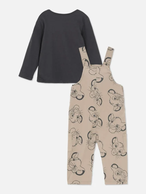 The Lion King 30th Anniversary Tee And Overalls Set