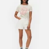 The Rolling Stones Logo Cropped T-Shirt