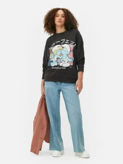 The Smurfs Oversized Graphic Sweatshirt