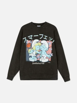 The Smurfs Oversized Graphic Sweatshirt