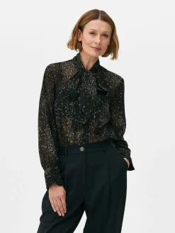 Tie Neck Blouse