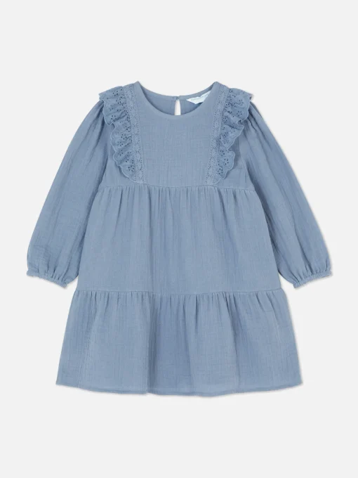 Tiered Eyelet Dress