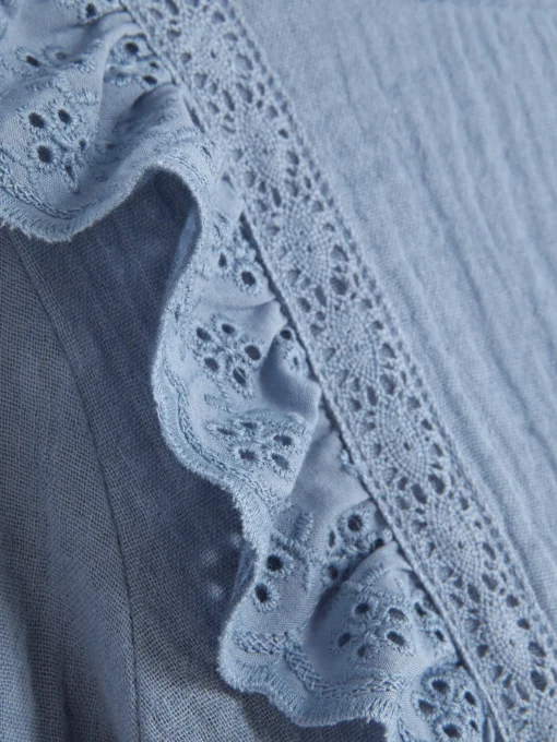 Tiered Eyelet Dress