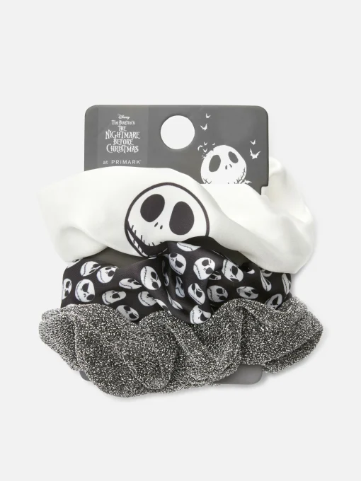 3 Tim Burton’s The Nightmare Before Christmas Scrunchies