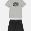 Tokyo T-Shirt And Shorts Pajamas