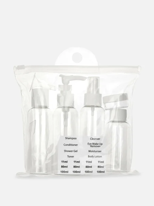 Travel Bottle And Labels Set