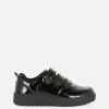 Triple Strap Patent School Sneakers