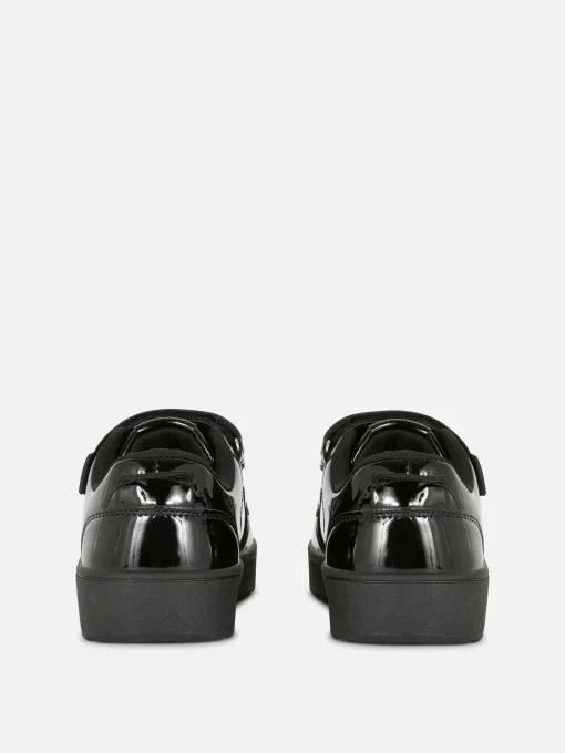 Triple Strap Patent School Sneakers