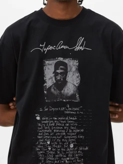 Tupac Script Graphic T-Shirt