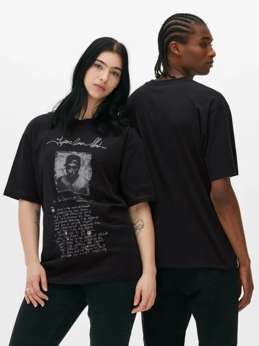 Tupac Script Graphic T-Shirt