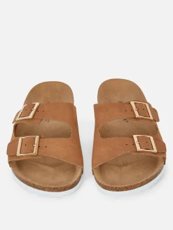 Two Strap Buckle Sandals