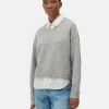 Two-in-One Collared Pullover